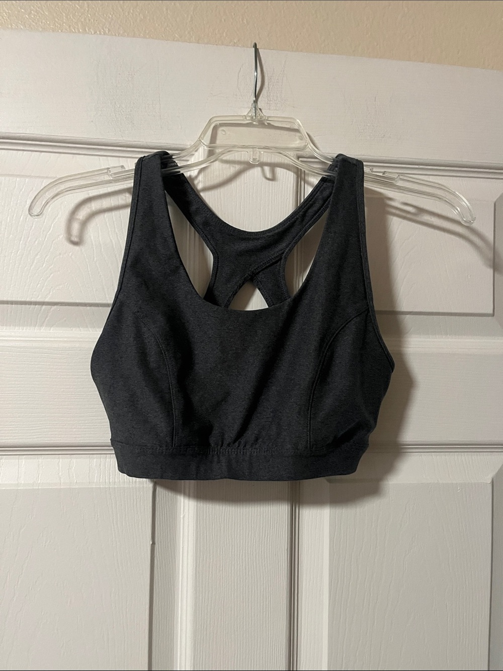 tek gear Black Racerback Sports Bra with Crisscross Back